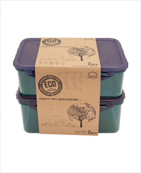 LOCKNLOCK ECO CONTAINER 2PCS SET LCK103HHL00301