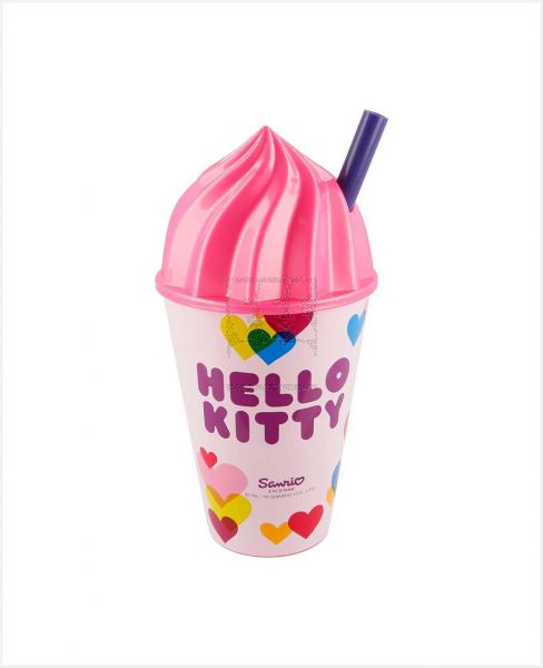 DISNEY W2H1 ICE CREAM TUMBLER HELLO KITTY HEART 430ML RJ3156