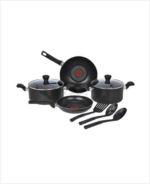 TEFAL SUPERCOOK COOKWARE BLACK 9PCS SET B459S984