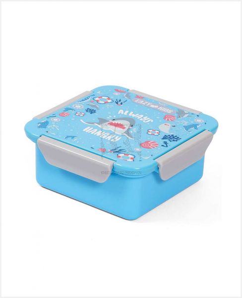 EAZY KIDS BTS3 LUNCH BOX SHARK BLUE 650ML EZ_TLB2_SHBU