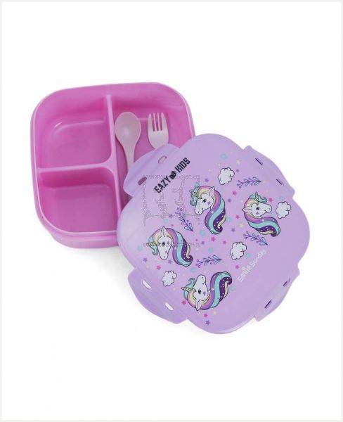 EAZY KIDS BTS3 SQUARE BENTO LUNCHBOX PURPLE EZ_SSLB_UIPU