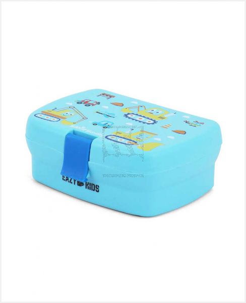 EAZY KIDS BTS3 SQUARE BENTO LUNCH BOX BLUE EZ_SSLB_CNBU