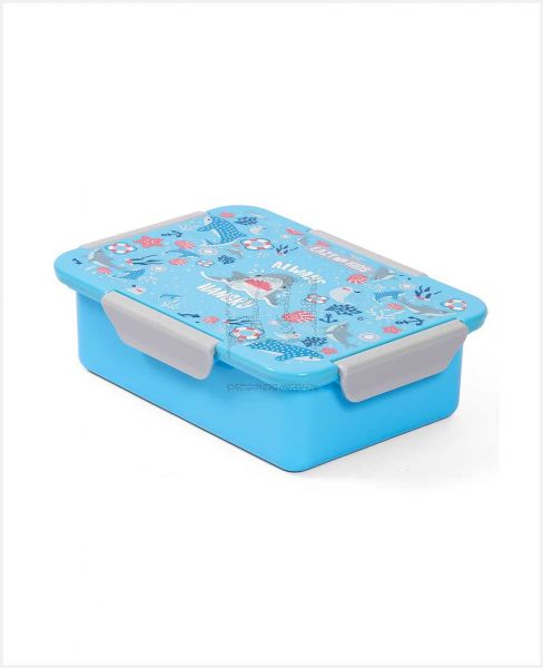 EAZY KIDS BTS3 LUNCH BOX SHARK BLUE 850ML EZ_TLB1_SHBU