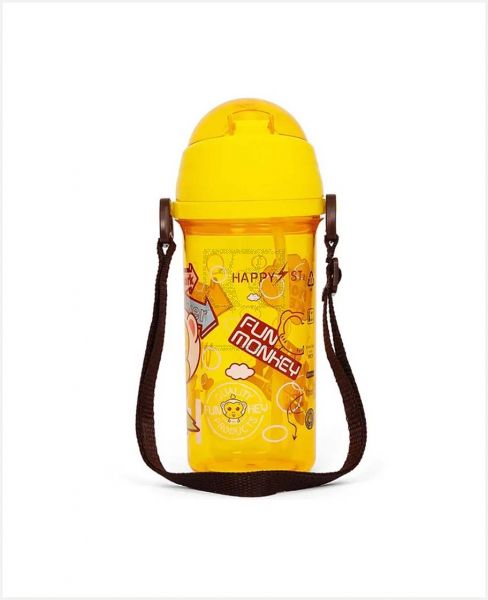 EAZY KIDS BTS3 WATER BOTTLE YELLOW 600ML EZ_WB02_600OR