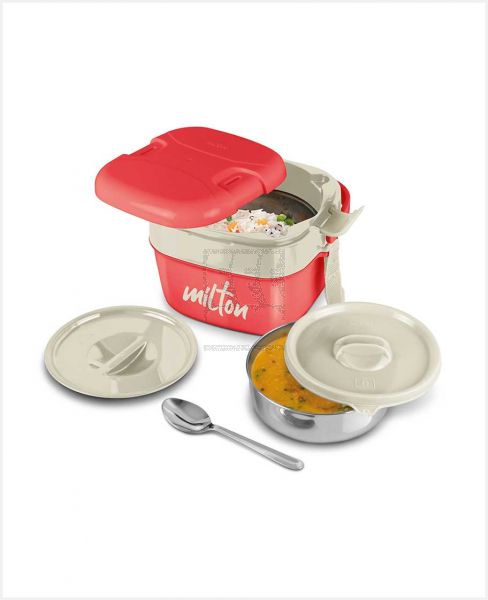 MILTON BTS3 CUBIC S/S LUNCH BOX RED 800ML MT_CUBSM_RD