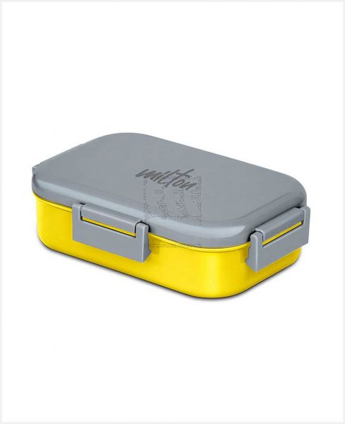 MILTON BTS3 FLATMATE S/S LUNCH BOX YELLOW 700ML MT_SFMSS_YE