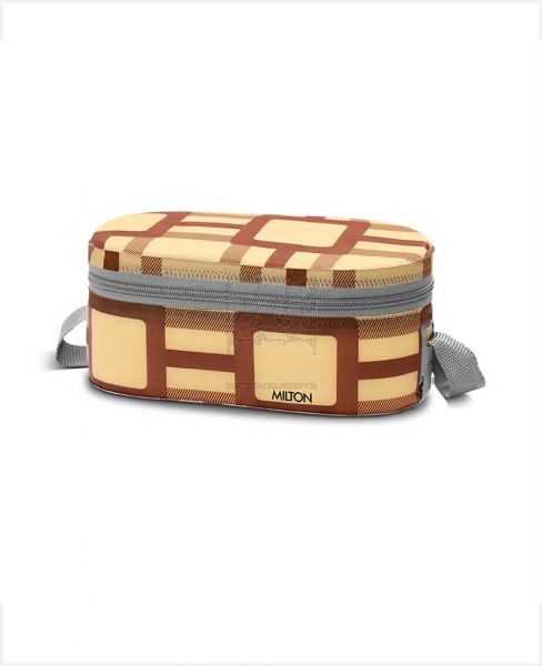 MILTON BTS3 CORPORATE S/S LUNCH BOX W/BAG BROWN MT_COP_BR