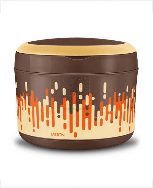 MILTON BTS3 LUNCHBX W/ PLATE&HANDLE BROWN 900ML MT_BBT900_BR