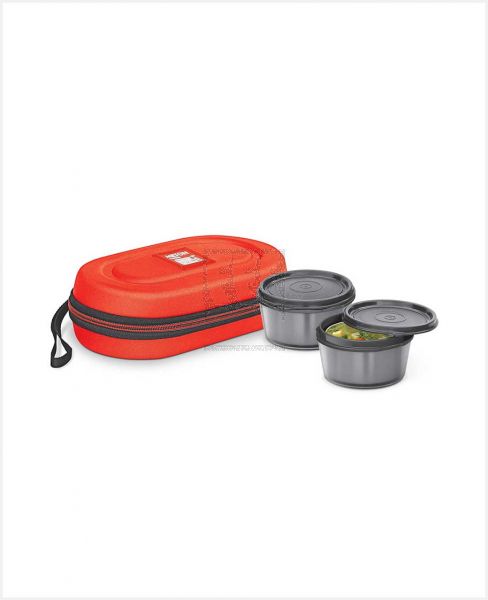 MILTON BTS3 TIFFIN 2 SET CONTAINERS RED 640ML MT_NTS640_RD