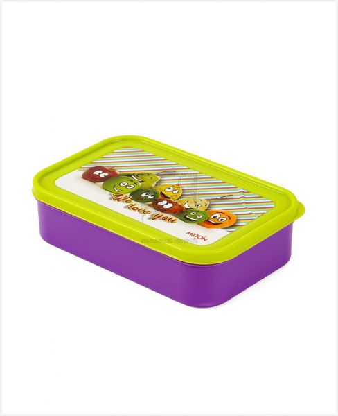 MILTON BTS3 SCHOOL TIME LUNCH BOX PURPLE MT_LBX_STPU