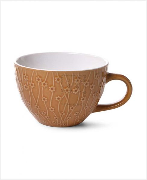 FISSMAN S3D2 CERAMIC MUG YELLOW 460ML 6325