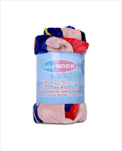 BABY NOOR BABY BLANKET 1PLY FLANEL100X140 BNBL7018