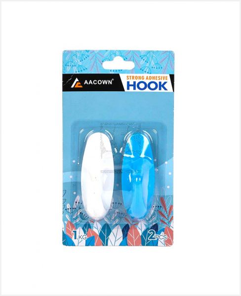 AACOWN ADHESIVE HOOK 2PCS 1100