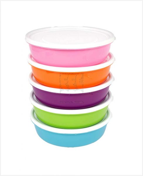 ALFELAIJ LOCKING LID FOOD CONTAINERS 5PCS SET AF-1002