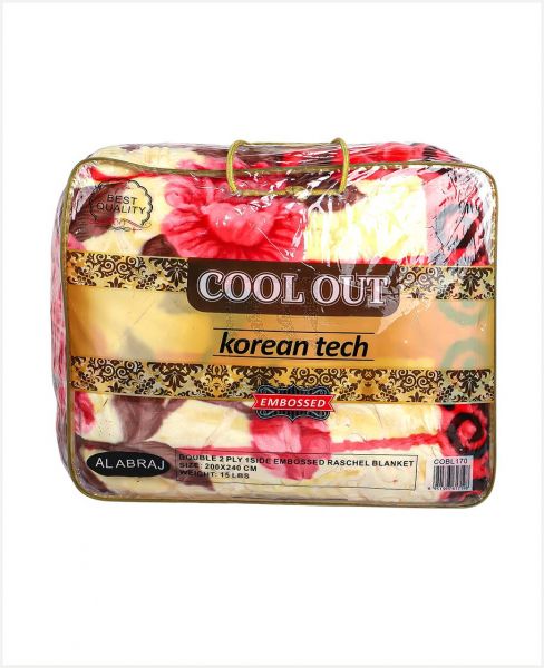 COOL OUT BLANKET 200X240 (1*4) 2PLY COBL170