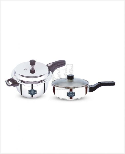 ENGLISH ROYAL PRESSURE COOKER COMBO 3+2LTR ERK 3320SS