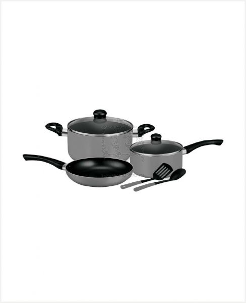 ROYALFORD NONSTICK COOKWARE SET GREY 7PCS RF11953