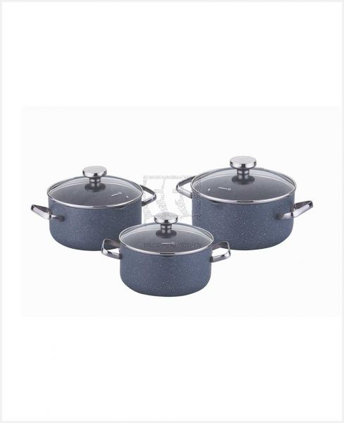 KORKMAZ STONA 6PCS COOKWARE SET A2863