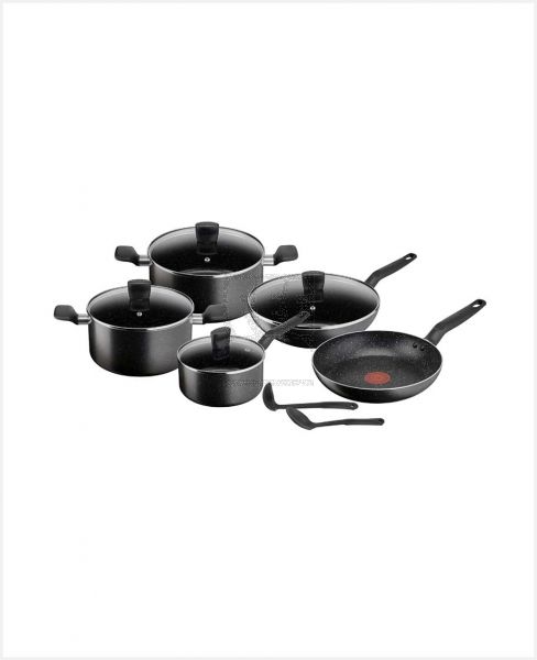 TEFAL DARK STONE COOKWARE 11PCS SET B491SB85