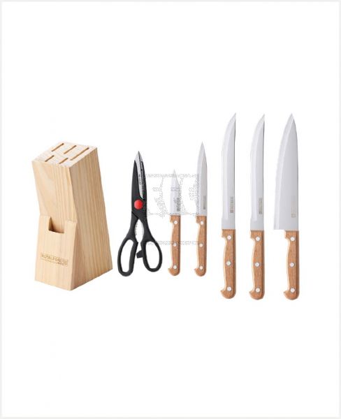ROYALFORD KNIFE SET WITH STAND 7PCS SET RF12265