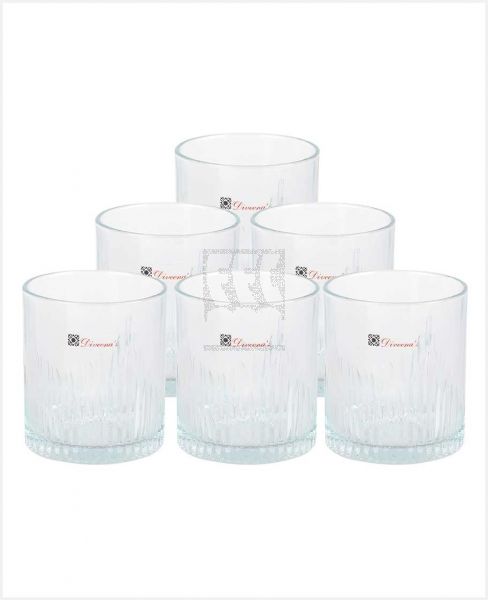 DIVEENAS JUICE GLASS 6PCS 325ML HW01850