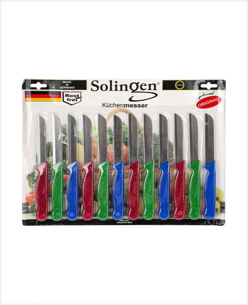 SOLINGEN GLITTER KNIFE 12PCS HW01597