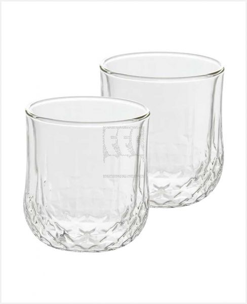 1CHASE BOROSILICATE DOUBLE WALL WHISKY GLASS 2PCS SET 250ML 1CH-274-ST.WSK250-2PS