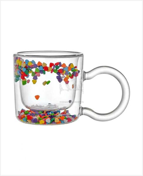 1CHASE BOROSILICATE DOUBLE WALL GLASS MARK CUP 200ML 1CH-312-BOB-200-1PS
