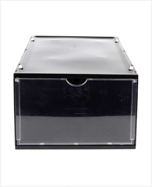 1CHASE SNEAKER BOX FRONT OPEN BLACK 34X25X18.2CM 1CH-SB-BLKFOPN-1PS