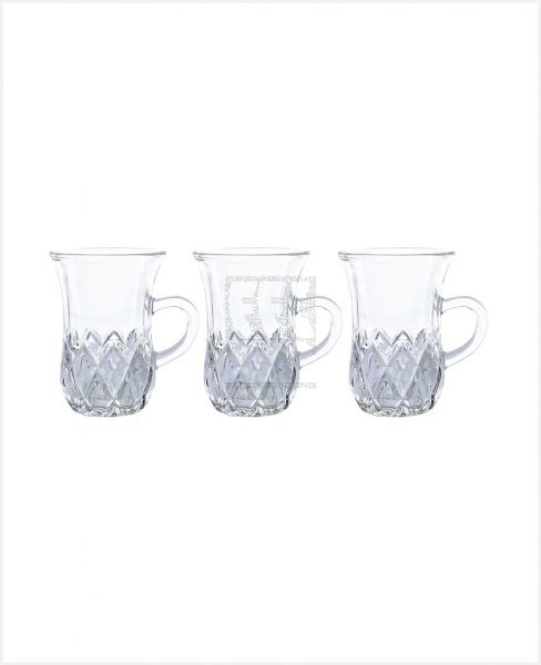 GERMAX R4D1 GLASS TEA CUP 3PCS SET