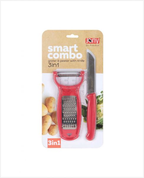 JONY SMART COMBO 3IN1 GRATER+PEELER+KNIFE