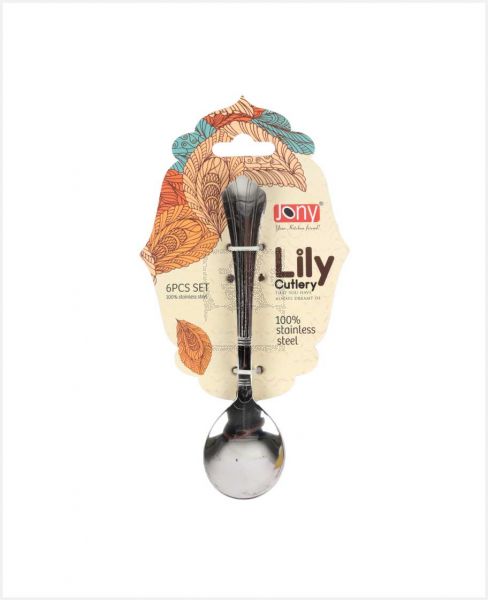 JONY LILLY SS SOUP SPOON 6PCS