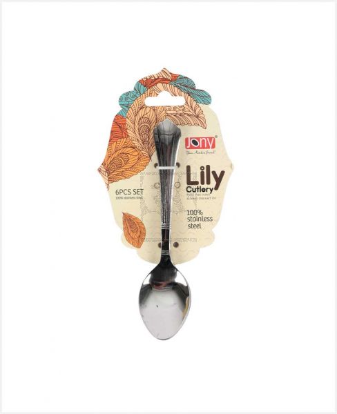 JONY LILLY SS MASTER SPOON 6PCS