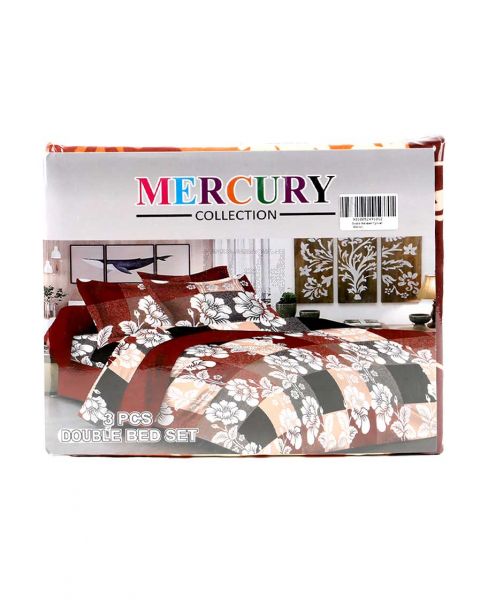 MERCURY DOUBLE BED SHEET 3PCS SET