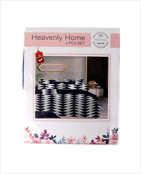 HEAVENLY HOME DOUBLE BED SHEET 3PCS 106144