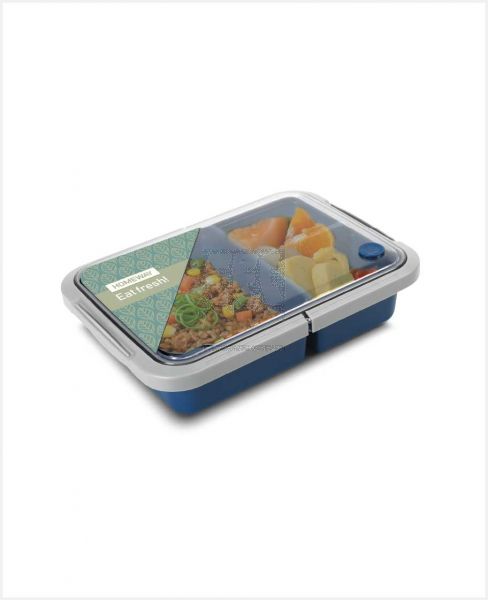 HOMEWAY AIR TIGHT LUNCH BOX WITH 3 COMPARTMENTS 1500ML HW3746