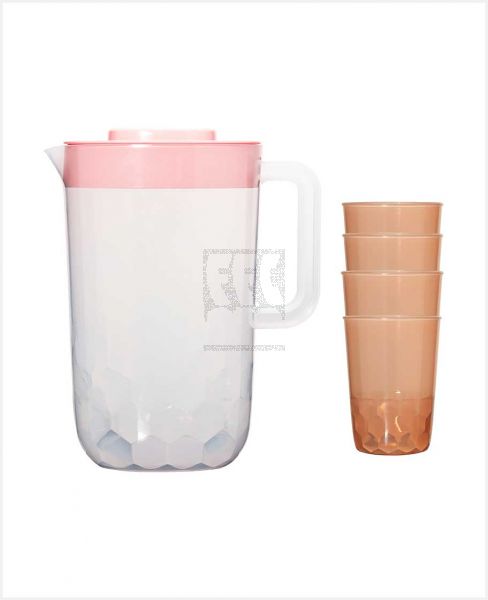 HOMEWAY WATER JUG WITH 4 CUPS 2.4L HW3889