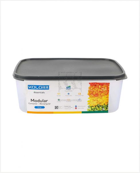 KOLORR DRY STORAGE RECTANGULER CONTAINER 5L 0145