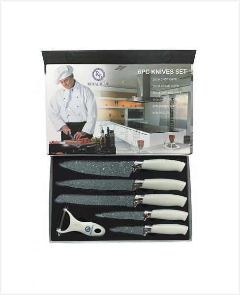 ROYAL BLUE KNIFE BOX 6PCS SET YJS233