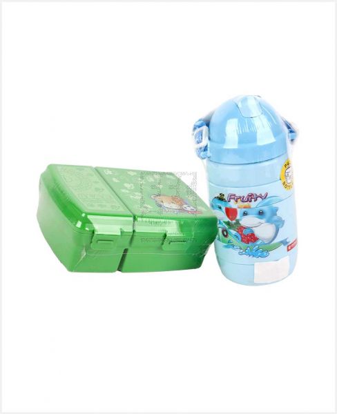 LION STAR PUZZLE SLIDER WATER BOTTLE+LUNCH BOX