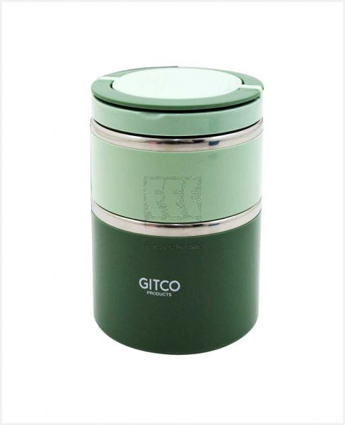 GITCO S/S 2 LAYER LUNCH CONTAINER LB404