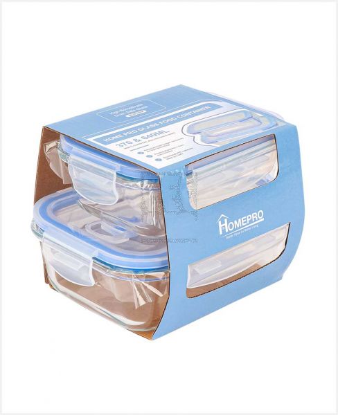 HOME PRO FOOD CONTAINER 370 AND 640ML