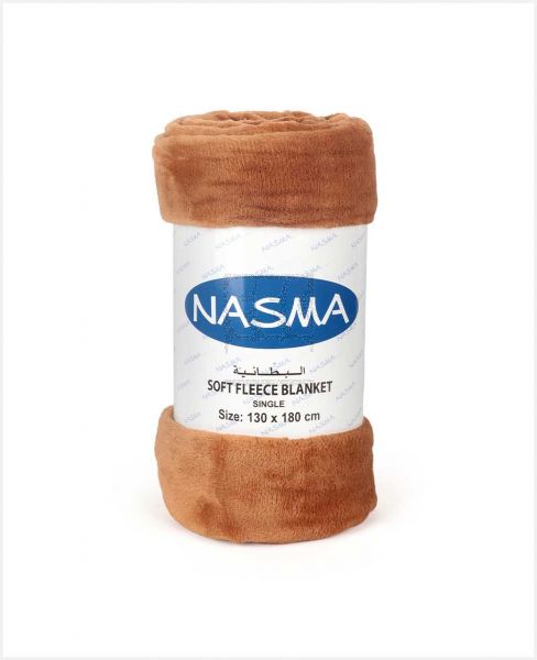 NASMA SOFT FLEECE BLANKET SOLID 130X180CM HO04195