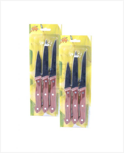 DUNES FRUIT KNIFE 6PCS SET A16