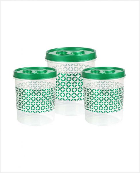 DYNASTY FLORAL QUEEN CONTAINER 3PCS SET GIT2838