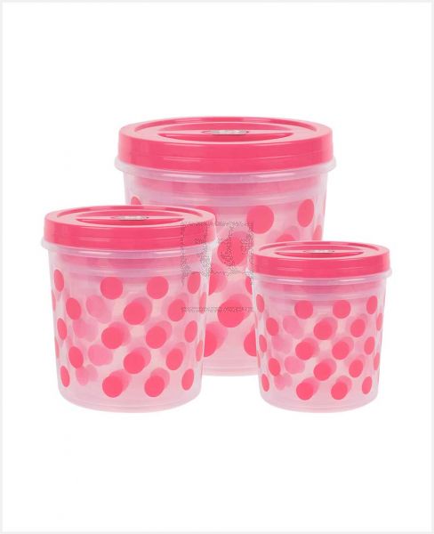 RATAN CRYSTAL CONTAINER 3PCS SET