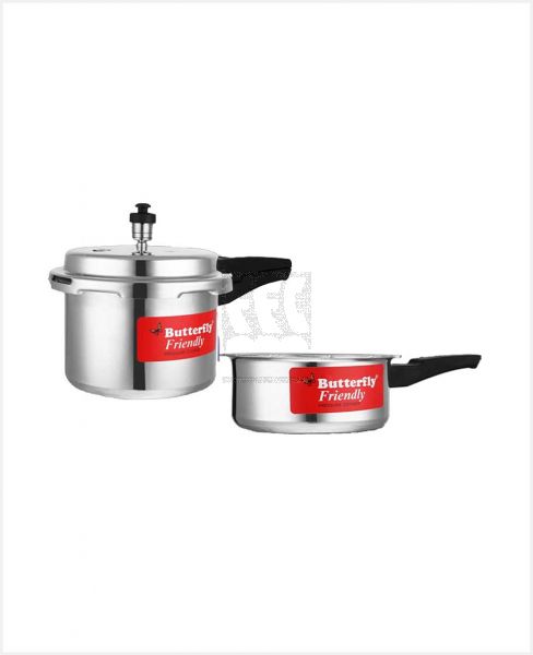 BUTTERFLY FRIENDLY COMBO PRESSURE COOKER 2L+3L