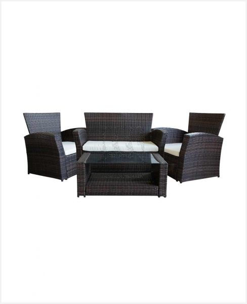 NOVUS 4P RATTAN SOFA SET WITH TABLE