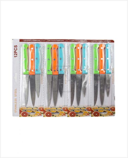 WTC KNIFE 12PCS ASSORTED WTC-7230