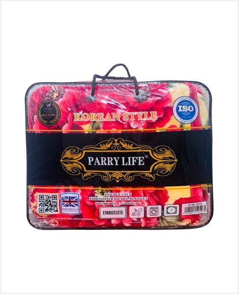 PARRY LIFE 2PLY BLANKET 200X240 6KG PLBL7619